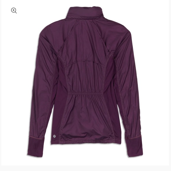 Lululemon Rush Hour Jacket 12 Burgundy - Picture 4 of 11